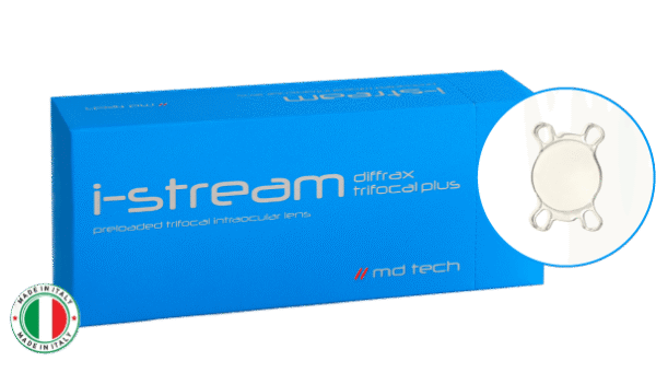 Lente Diffrax trifocal i-Stream Precargada