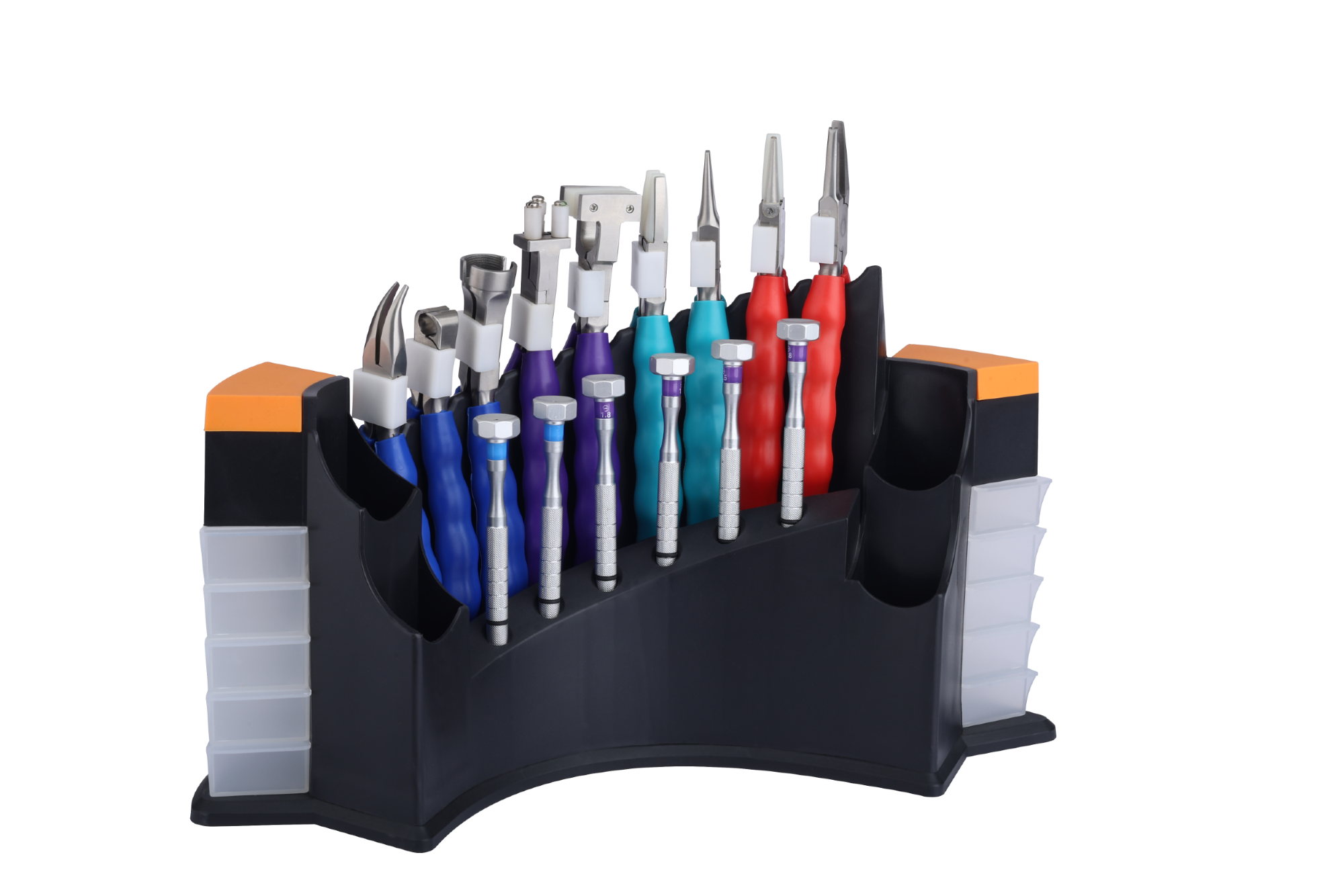 Set de destornilladores y pinzas